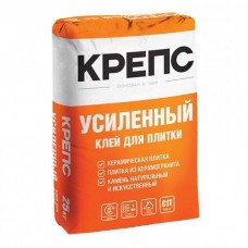 Клей для плитки усиленный КРЕПС (25кг)