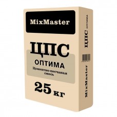 Цементно-песчаная смесь ЦПС М150 MixMaster Оптима 25 кг